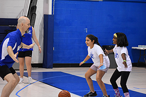Teaching Defense at Basketball Camp