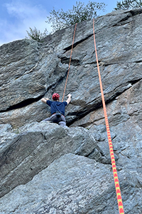 Rappelling at Great Falls