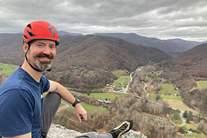 Sitting Atop Summit at Seneca Rocks